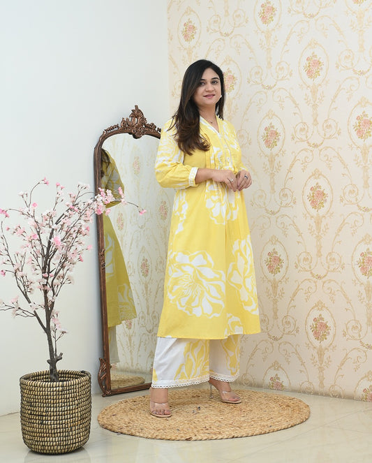 Angana Elegant Pure Cotton Coord set