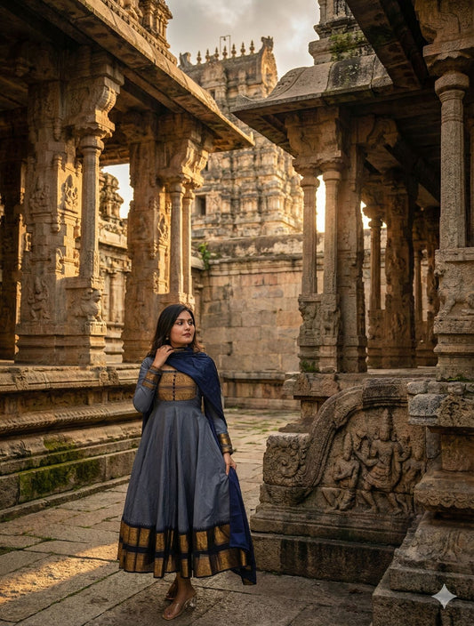 Royal Anarkali Gown with Dupatta