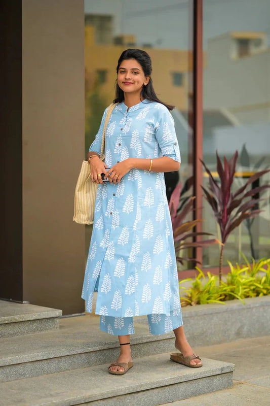 Pure Cotton Co-ord Set for Women-NISHA