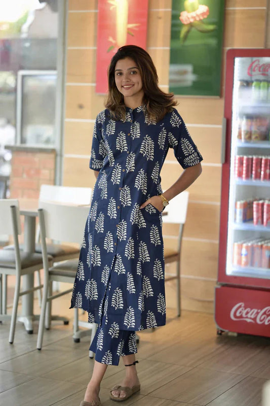 Pure Cotton Co-ord Set for Women-NISHA