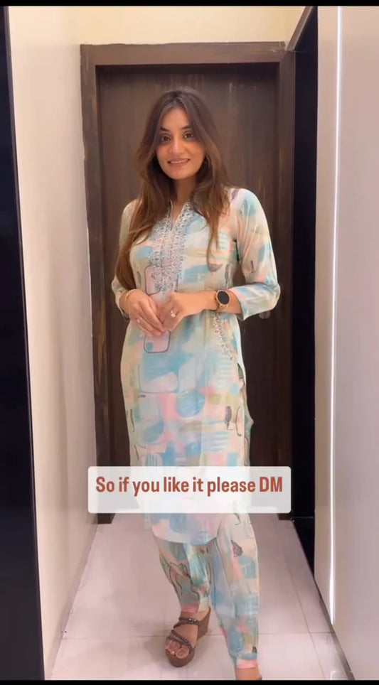 Rashi Featuring beautiful Heavy Co-ord Set