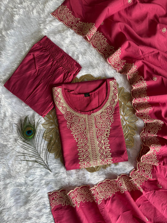 New Designer Kurti Pant Dupatta Se