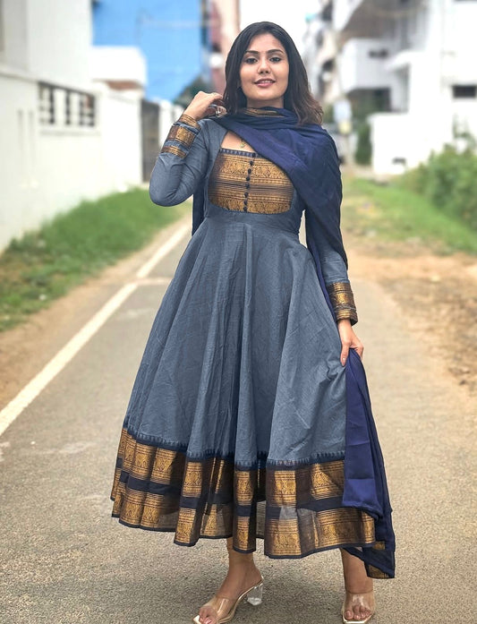 Royal Anarkali Gown with Dupatta