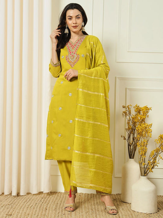 New Designer Kurti Pant Dupatta Set