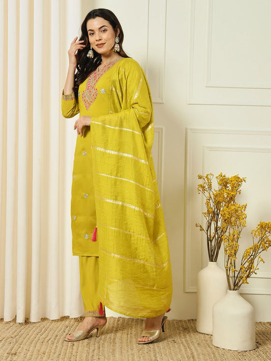 New Designer Kurti Pant Dupatta Set