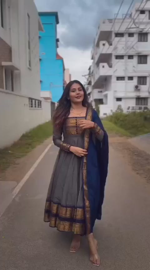 Royal Anarkali Gown with Dupatta