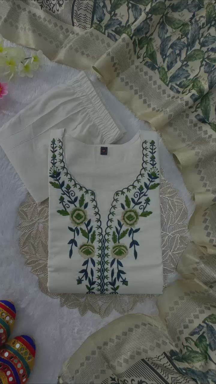 New Designers Kurti Pent Dupatta Set