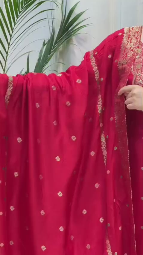 Sneha Premium Pure Banarasi Suit Set