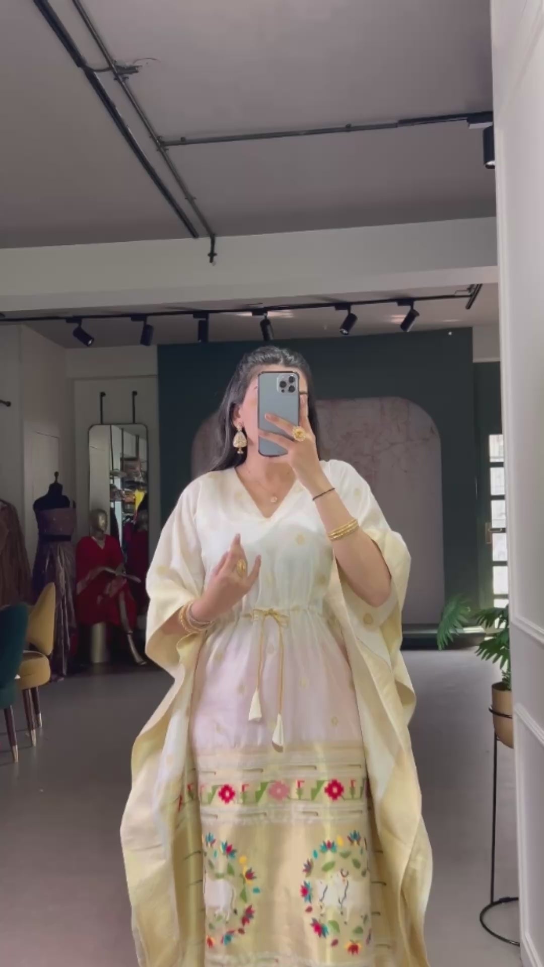 Jacquard Kaftan-DILDAR