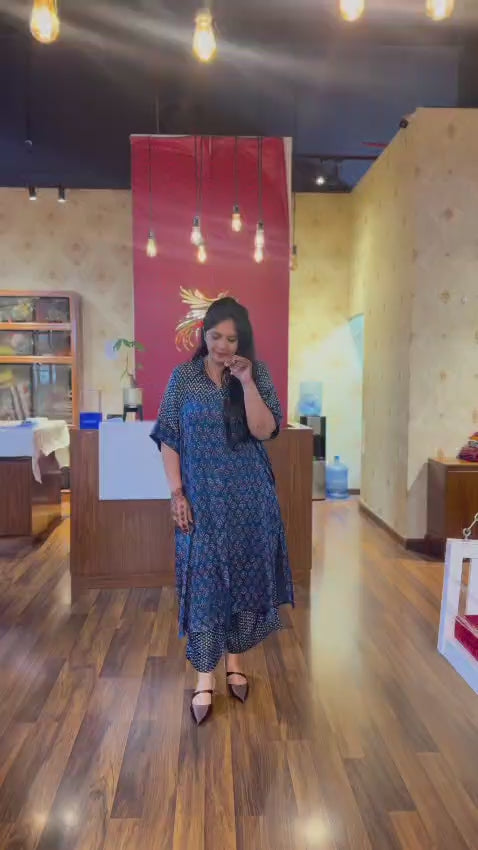 Almari Special Ajrakh Print Dress
